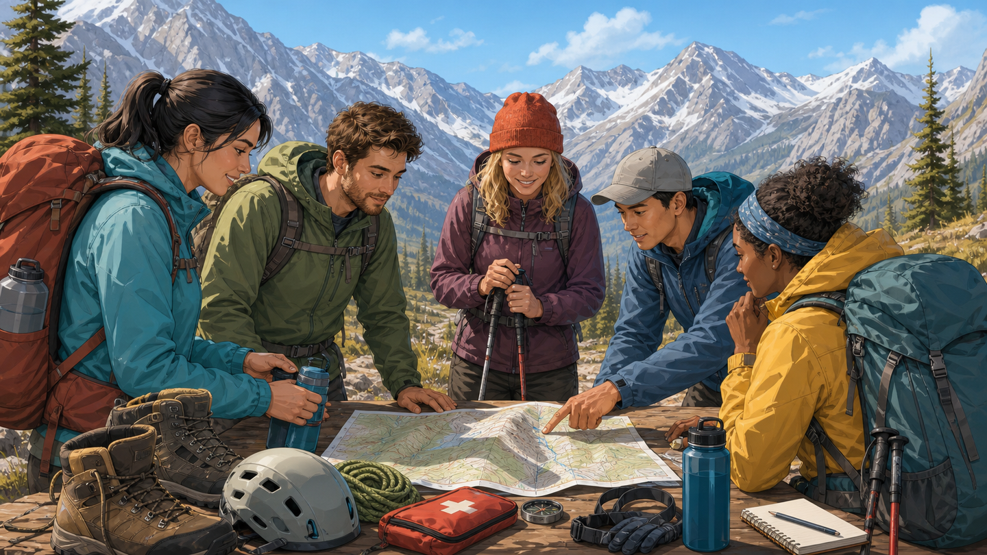 Supporting editorial scene for Your First Hiking or Mountaineering Club Outing: What to Expect and How to Prepare